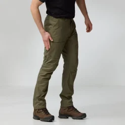 Fjallraven Trousers & Leg Wear-Mens Abisko Hybrid Trail Trousers - Black
