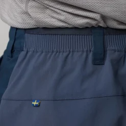 Fjallraven Shorts-Mens Abisko Hybrid Trail Shorts - Navy