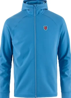 Fjallraven Fleece & Mid Layer-Mens Expedition Fleece Hoodie - UN Blue