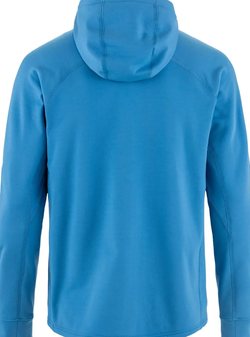 Fjallraven Fleece & Mid Layer-Mens Expedition Fleece Hoodie - UN Blue