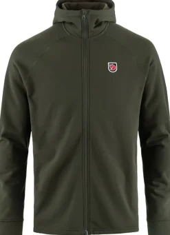 Fjallraven Fleece & Mid Layer-Mens Expedition Fleece Hoodie - Deep Forest