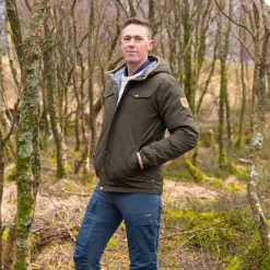 Fjallraven Insulated Jackets-Mens Greenland No.1 Down Jacket - Deep Forest