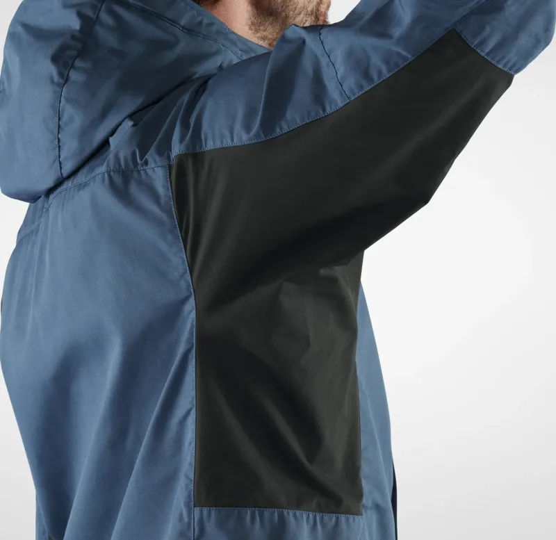 Fjallraven Casual Jackets-Mens Kaipak Jacket - Dark Grey-Black