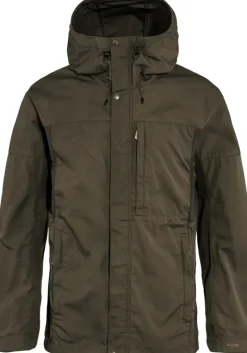Fjallraven Casual Jackets-Mens Kaipak Jacket - Dark Olive