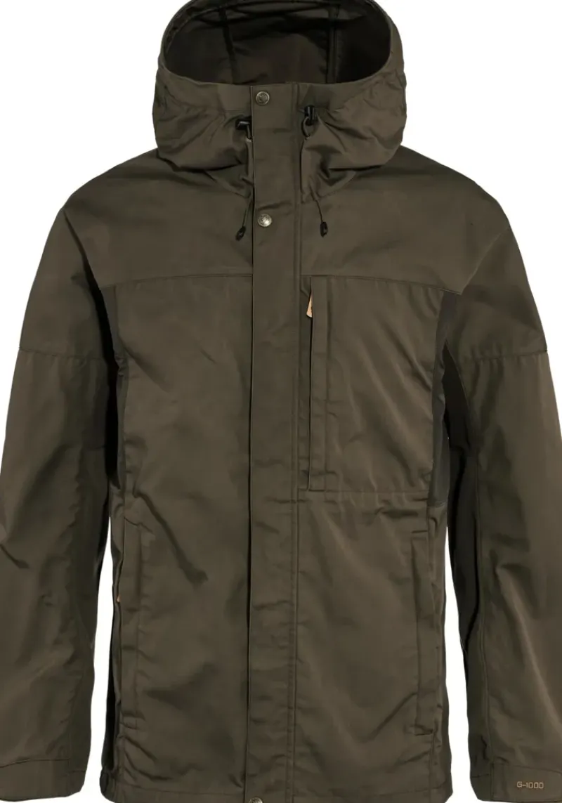 Fjallraven Casual Jackets-Mens Kaipak Jacket - Dark Olive