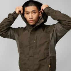 Fjallraven Casual Jackets-Mens Kaipak Jacket - Dark Olive
