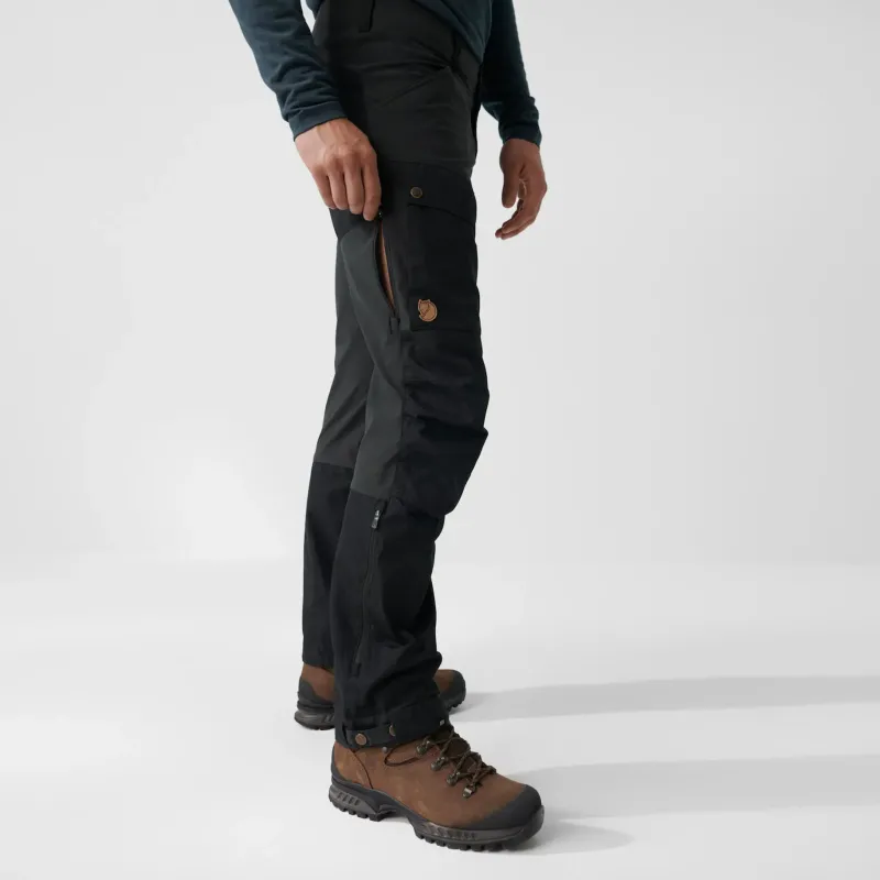 Fjallraven Trousers & Leg Wear-Mens Keb Trousers - Black
