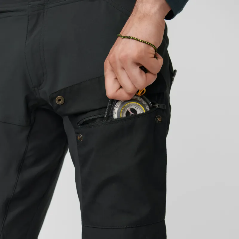 Fjallraven Trousers & Leg Wear-Mens Keb Trousers - Black