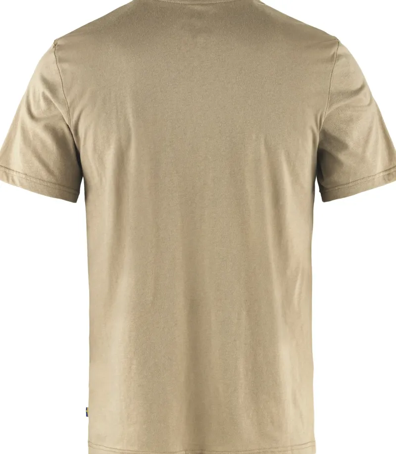 Fjallraven T-Shirts & Baselayers-Mens Lush Logo T-shirt - Fossil