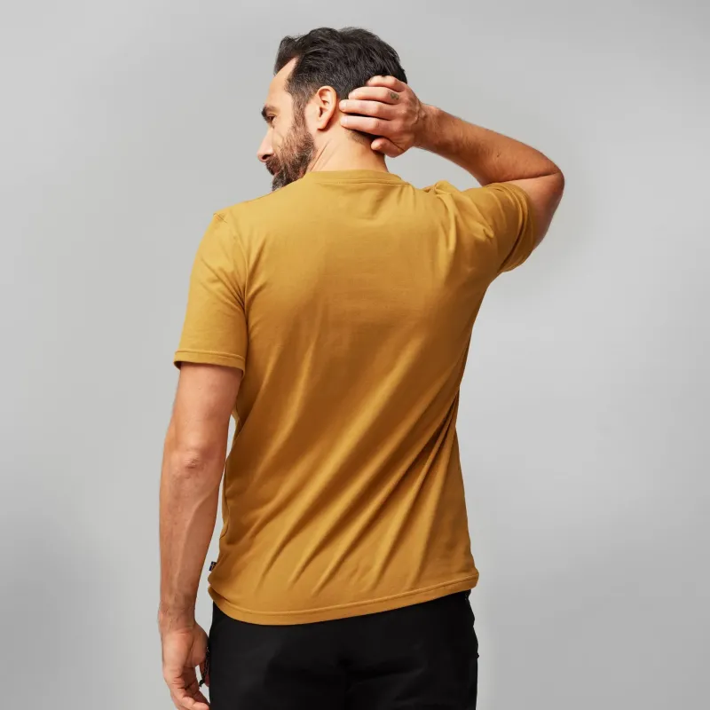 Fjallraven T-Shirts & Baselayers-Mens Lush Logo T-shirt - Acorn