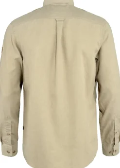 Fjallraven Shirts-Mens Ovik Travel LS Shirt - Sand Stone