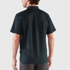 Fjallraven Shirts-Mens Ovik Travel SS Shirt - Chalk White
