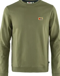 Fjallraven Fleece & Mid Layer-Mens Vardag Sweater - Green