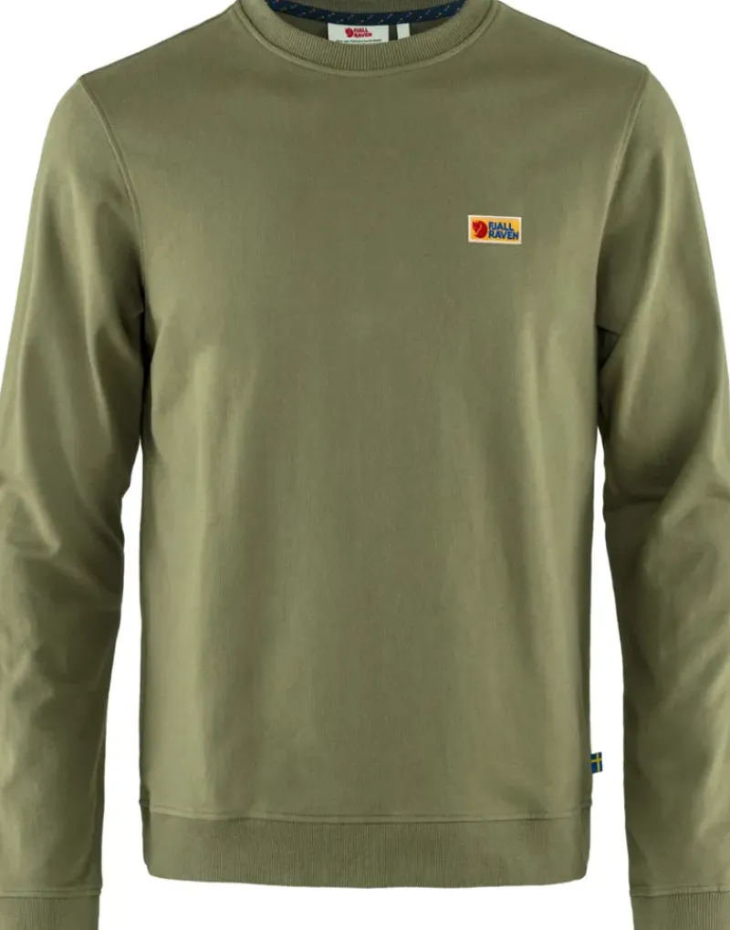 Fjallraven Fleece & Mid Layer-Mens Vardag Sweater - Green