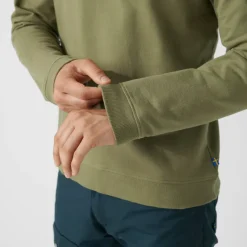 Fjallraven Fleece & Mid Layer-Mens Vardag Sweater - Green