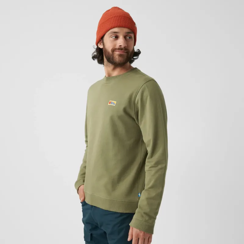 Fjallraven Fleece & Mid Layer-Mens Vardag Sweater - Storm