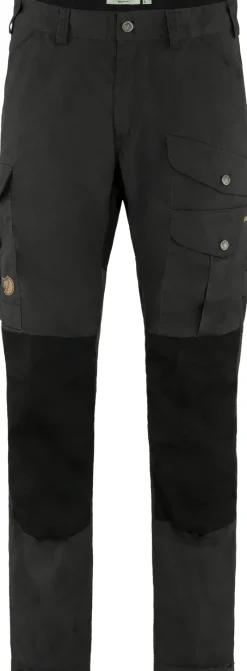 Fjallraven Trousers & Leg Wear-Mens Vidda Pro Trousers - Dark Grey-Black