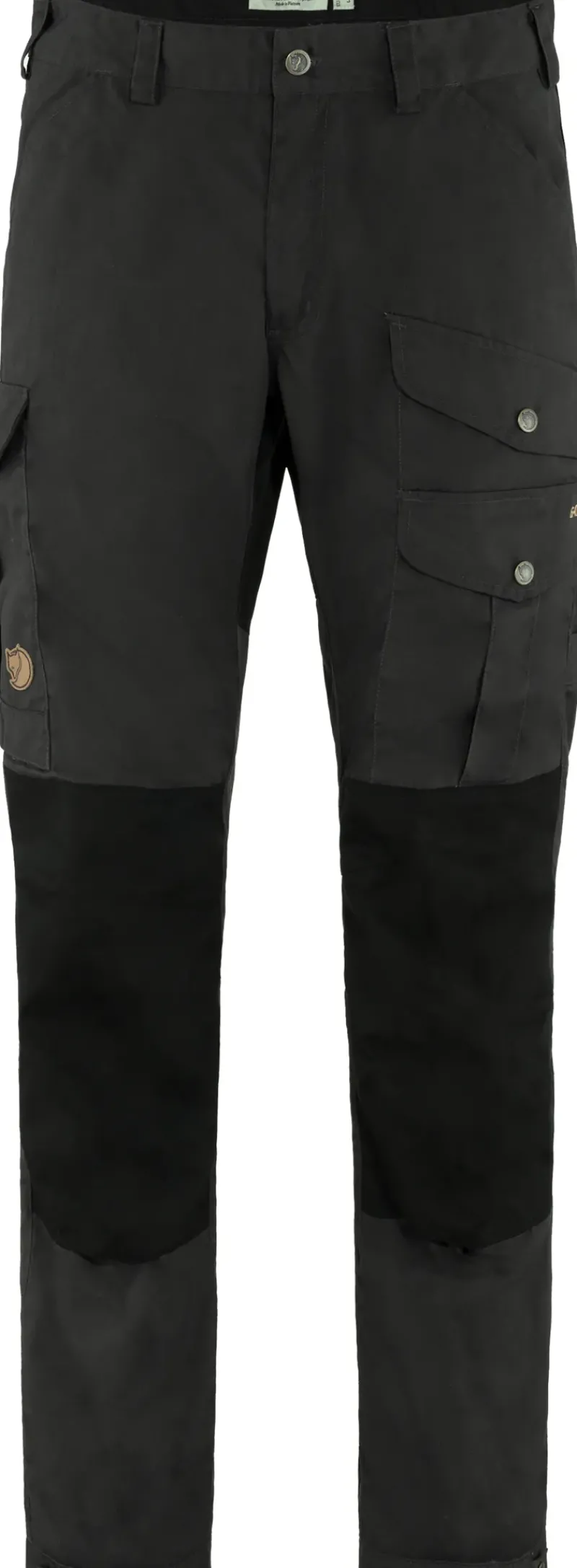 Fjallraven Trousers & Leg Wear-Mens Vidda Pro Trousers - Dark Grey-Black
