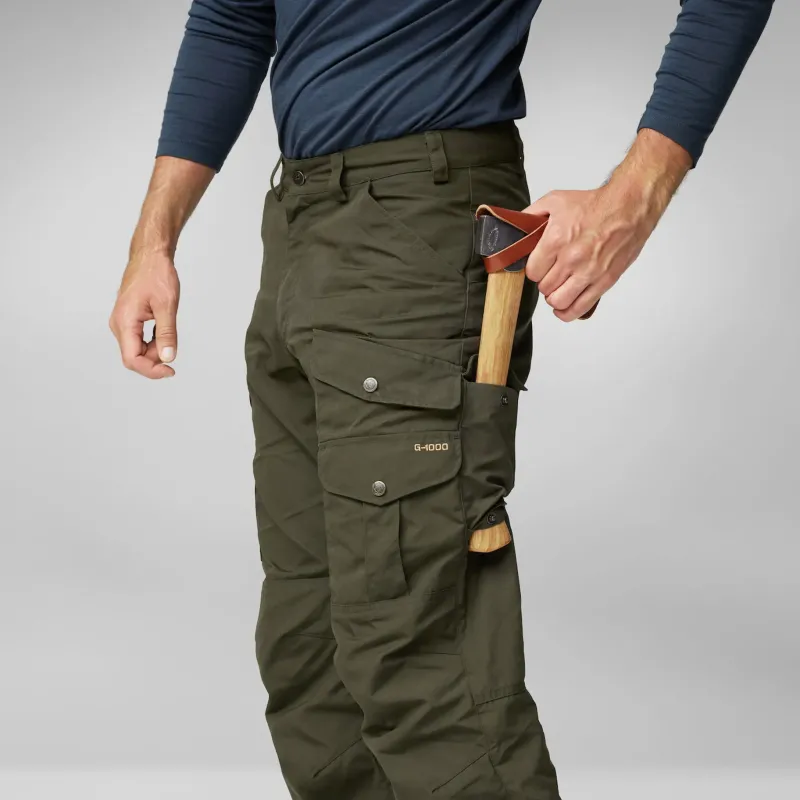 Fjallraven Trousers & Leg Wear-Mens Vidda Pro Trousers - Dark Grey-Black