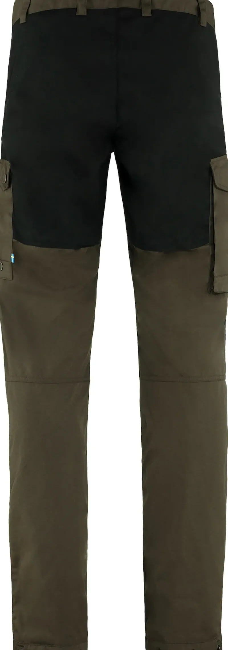 Fjallraven Trousers & Leg Wear-Mens Vidda Pro Trousers - Dark Olive-Black