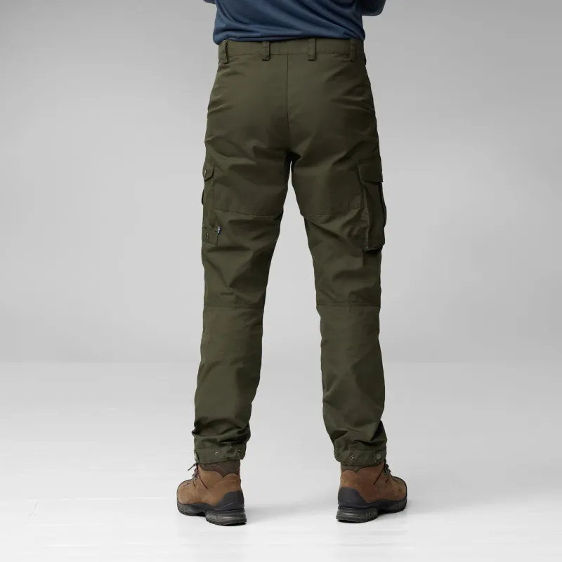 Fjallraven Trousers & Leg Wear-Mens Vidda Pro Trousers - Dark Olive-Black