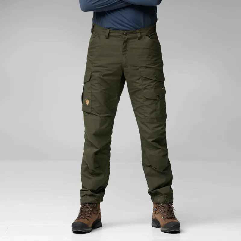 Fjallraven Trousers & Leg Wear-Mens Vidda Pro Trousers - Dark Olive-Black