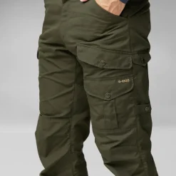 Fjallraven Trousers & Leg Wear-Mens Vidda Pro Trousers - Dark Olive-Black