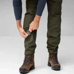 Fjallraven Trousers & Leg Wear-Mens Vidda Pro Trousers - Dark Olive-Black