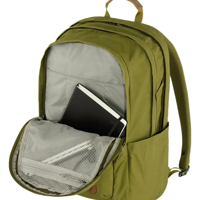 Fjallraven Day Packs-Raven 28L Rucksack - Dark Olive