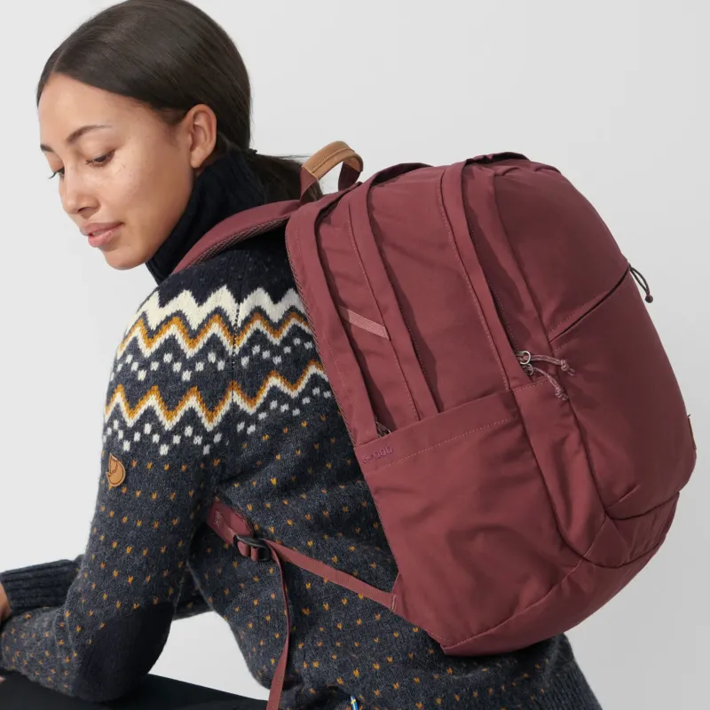 Fjallraven Day Packs-Raven 28L Rucksack - Dark Olive