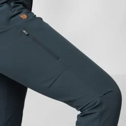 Fjallraven Trousers & Leggings-Womens Abisko Trail Stretch Trousers - Dark Navy
