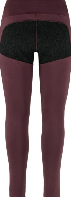 Fjallraven Trousers & Leggings-Womens Abisko Trekking Tights HD - Port