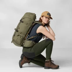 Fjallraven Trousers & Leggings-Womens Abisko Trekking Tights HD - Deep Forest