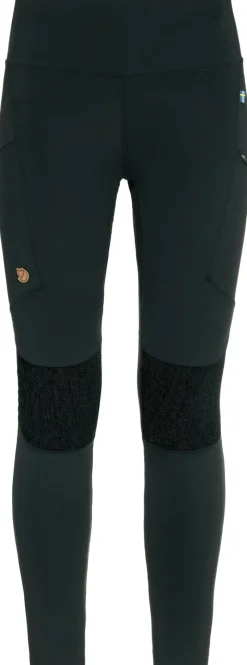 Fjallraven Trousers & Leggings-Womens Abisko Trekking Tights HD - Black