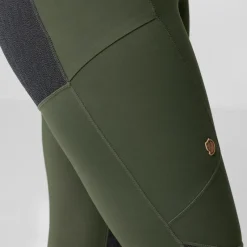 Fjallraven Trousers & Leggings-Womens Abisko Trekking Tights HD - Black