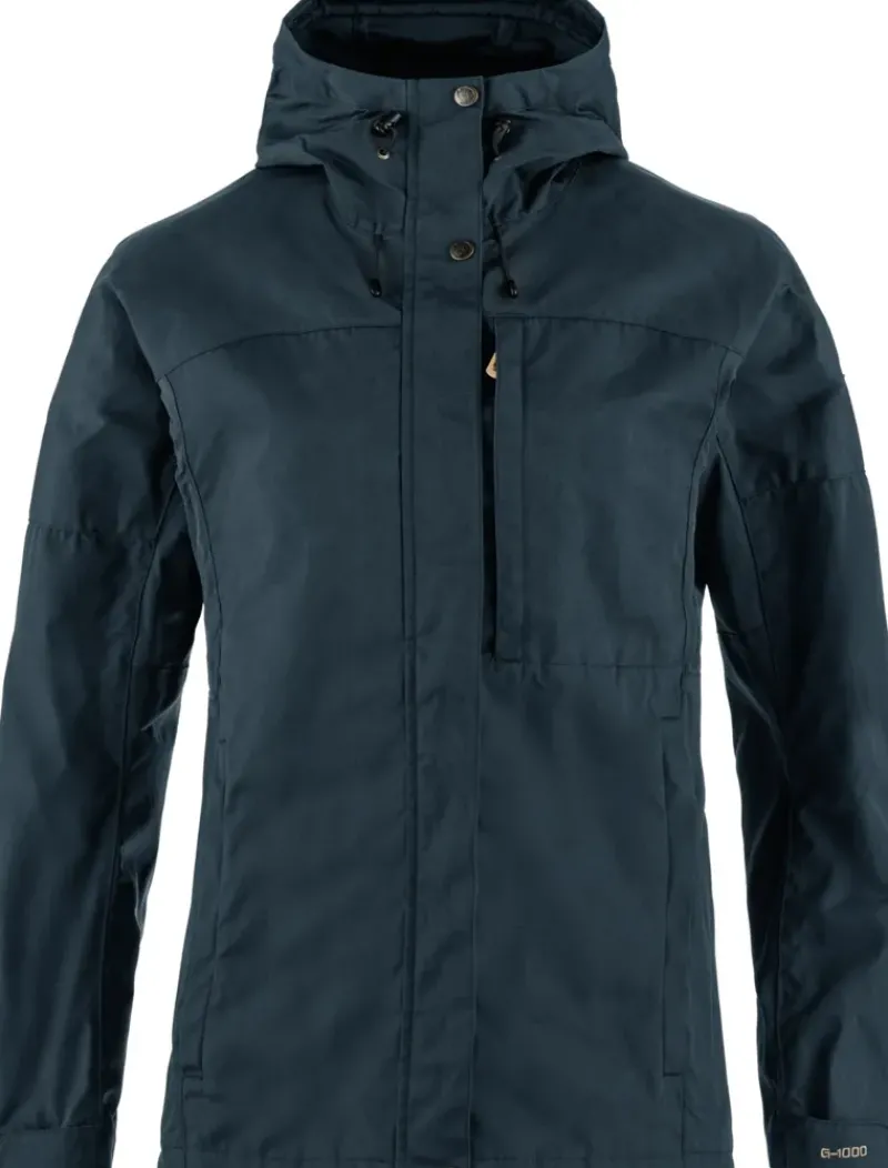 Fjallraven Casual Jackets-Womens Kaipak Jacket - Dark Navy