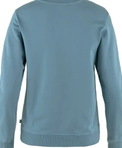 Fjallraven Fleece & Mid Layer-Womens 1960 Logo Badge Sweater - Dawn Blue
