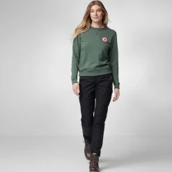 Fjallraven Fleece & Mid Layer-Womens 1960 Logo Badge Sweater - Dawn Blue
