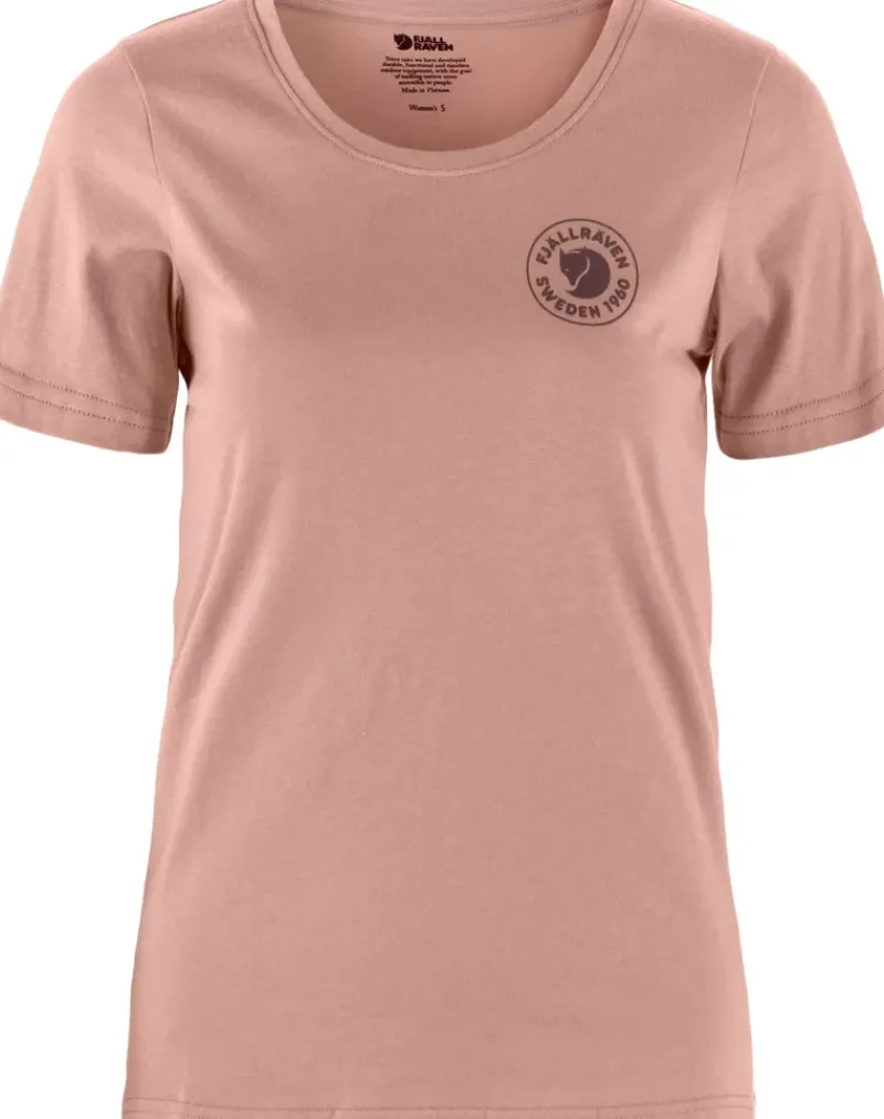 Fjallraven T-Shirts & Baselayers-Womens 1960 Logo T-shirt - Dusty Rose