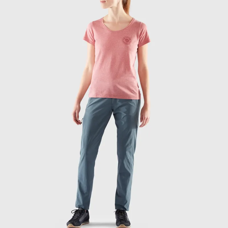 Fjallraven T-Shirts & Baselayers-Womens 1960 Logo T-shirt - Dusty Rose