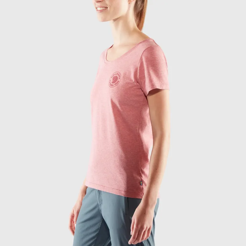 Fjallraven T-Shirts & Baselayers-Womens 1960 Logo T-shirt - Dusty Rose