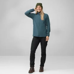 Fjallraven Fleece & Mid Layer-Womens Ovik Lite Fleece Jacket - Mountain Blue