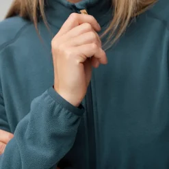 Fjallraven Fleece & Mid Layer-Womens Ovik Lite Fleece Jacket - Mountain Blue