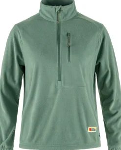 Fjallraven Fleece & Mid Layer-Womens Vardag Lite Fleece - Patina Green