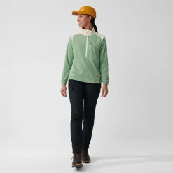 Fjallraven Fleece & Mid Layer-Womens Vardag Lite Fleece - Patina Green