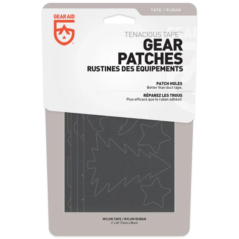 Gear Aid (Mcnett) Gear Repair-Gear Aid Tenacious Tape Gear Patches - 20 Black Wildlife