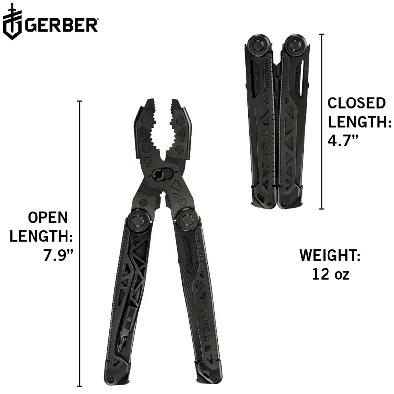 Gerber Knives & Multi-Tools-Dual Force Multi-Tool - Black