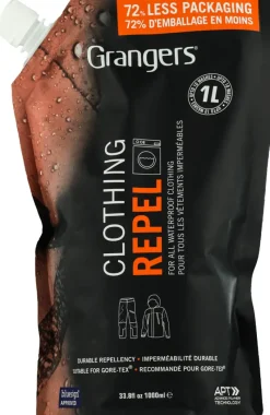 Grangers Clothing Cleaning & Proofing-Clothing Repel Pouch - 1L