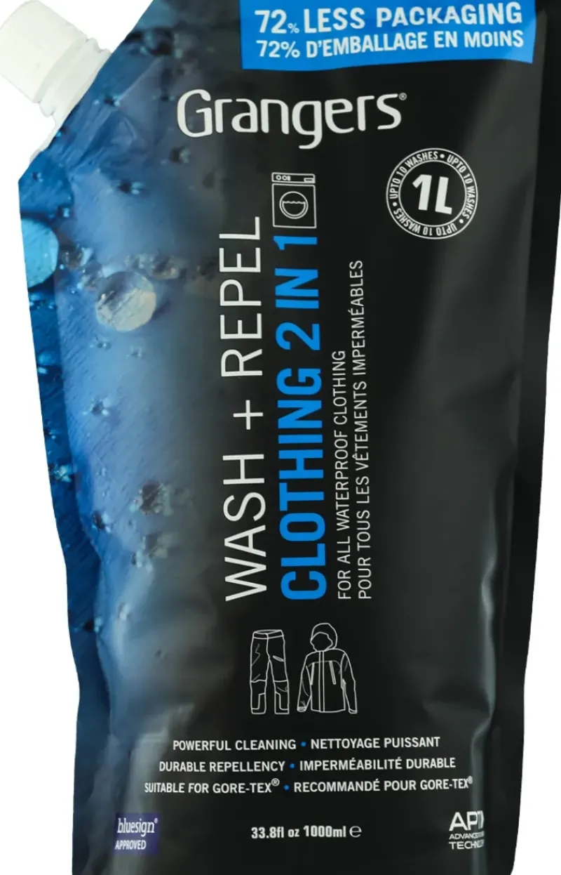 Grangers Clothing Cleaning & Proofing-Wash and Repel Clothing 2 in 1 - 1L