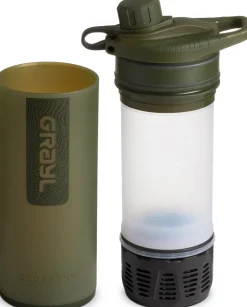 Grayl Water Purification-GeoPress Purifier Bottle - Olive Drab